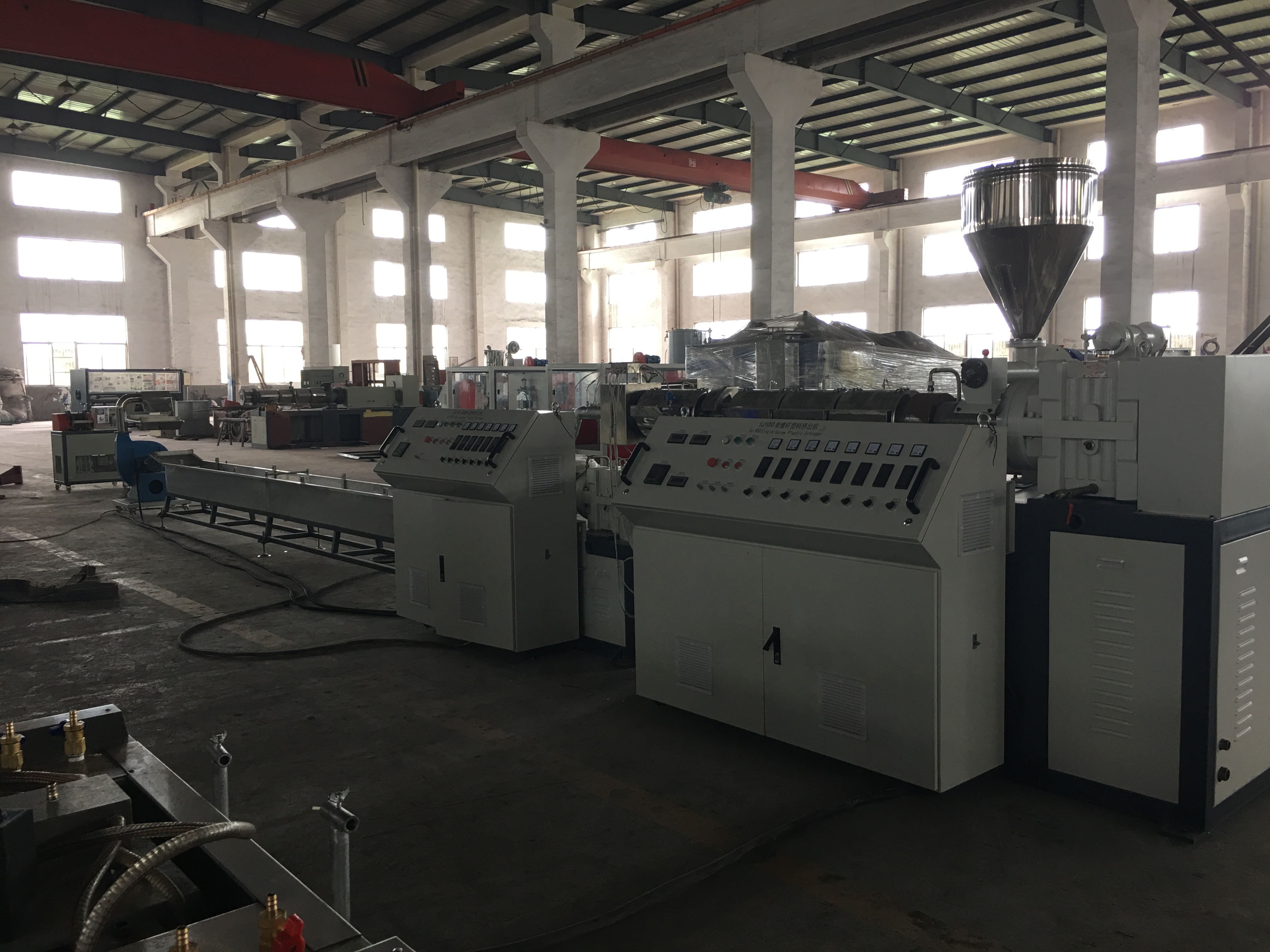 double stage noodle pelletizing machine--Russia.JPG